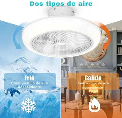 BOMBILLO LUZ LED - VENTILADOR GIRATORIO 360 🚚 PAGO CONTRAENTREGA!!